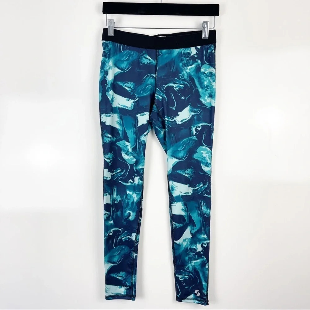 Soffe Low Rise Work Out Leggings Sz S